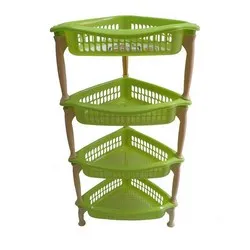 Стелаж ъглов четири нива