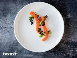 Чинийка за чаша за кафе Bonna Iris White Ф 19 см