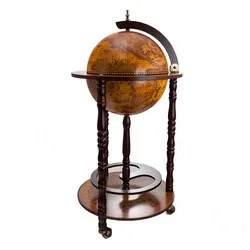 Бар за бутилки и чаши Глобус h 87 см