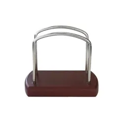 Салфетник с дървена поставка 13.5 см