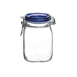 Буркан с клипс квадрат BORMIOLI ROCCO FIDO 500 мл 750 мл 1 л 1.5 л и 2 л