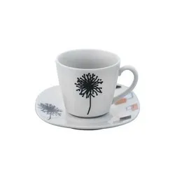 Сервиз за кафе 12 елемента с декор 160 мл