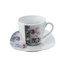 Сервиз за кафе 12 елемента с декор 160 мл