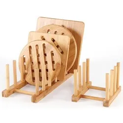 Стойка за капаци на тенджери дъски за рязане и чинии 21 см