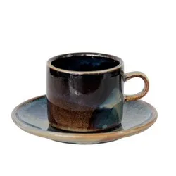 Чаша с чинийка за кафе Horecano Laguna 220 мл