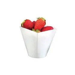 Купичка за сервиране на десерт Гилмо 60 мл 120 мл и 240 мл Бяла