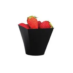 Купичка за сервиране на десерт Гилмо 120 мл и 240 мл Черна