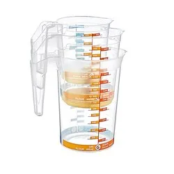 Мерителна кана за хранителни продукти 0.5 л 1 л 1.75 л