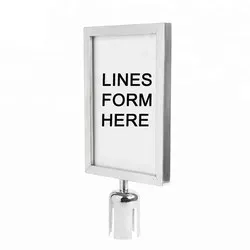 Информационна табела за ограничителна стойка с лента вертикална