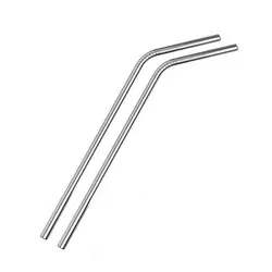 Сламка за многократна употреба с извивка 6 бр