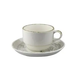 Чаша с чинийка за чай Gural Reactive 230 мл