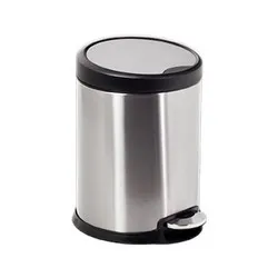 Кош с педал бавно затварящ механизъм и вътрешна кофа Фентази Хром 5 л 12 л и 20 л