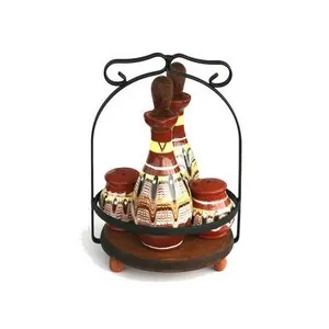 Солница квадрат TOP 90 мл бронзово капаче