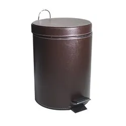 Кош с педал и вътрешба кофа Кожа 5 л