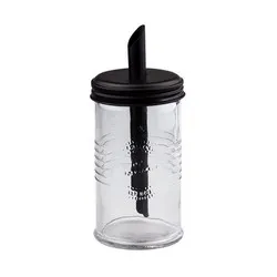 Захарница с дозатор с черна капачка 395 мл OLD FASHIONED