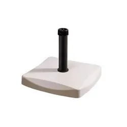 Стойка за чадър квадрат Мона бяла 25 кг