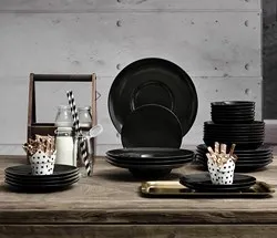 Чиния Gural Atina Black Ф 27 см