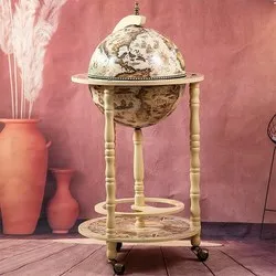 Бар за бутилки и чаши висок Глобус Винтидж