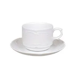 Чаша с чинийка за чай Gural Flora 220 мл