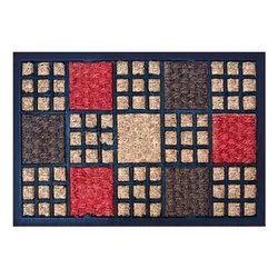 Изтривалка за пред входна врата Цветни големи квадрати 60 см