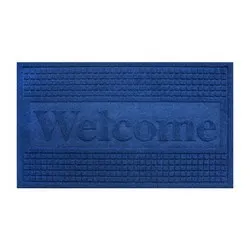 Изтривалка за пред входна врата гумирана Синя 60 см