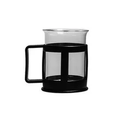 Термо чаша за топли напитки с пластмасова поставка 200 мл