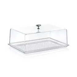 Поликарбонатен поднос с капак три размера