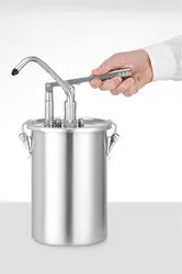 Комплект от два дозатор за сосове на стойка тип помпа с доза 35 мл и обем 4.5 л