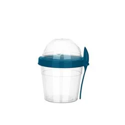 Кутия за обяд с капак и лъжичка 500 мл