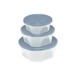 Комплект кутти за храна 3 бр BRASIL 450 мл 880 мл 1450 мл