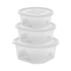 Комплект кутти за храна 3 бр BRASIL 450 мл 880 мл 1450 мл