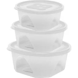 Комплект кутти за храна 3 бр URUGUAI 210 мл 370 мл 740 мл