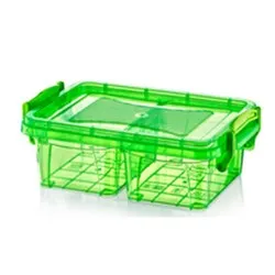 Кутия контейнер с две разделения със странично закопчаване 500 мл