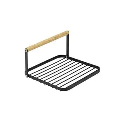 Салфетник Черен мат HOME 19.4 см