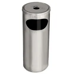 Пепелник с кош Макси инокс Ф 21 см