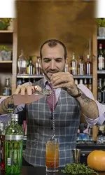 Лъжица за коктейли двустранна 32 см