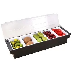 Бар органайзер за хранителни продукти с 5 контейнера