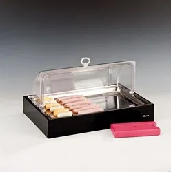 Охлаждащ дисплей с ролтоп капак и охладители за блок маса 45 см