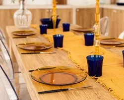 Дълбока чиния 6 бр Duralex Vermel Lys Amber Ф 23 см