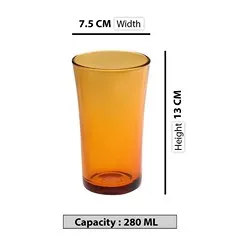 Чаша 6 бр Duralex Vermel Lys Amber 280 мл