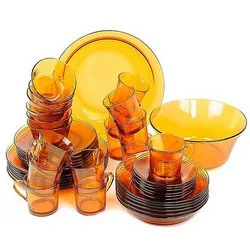 Сервиз за хранене 44 елемента Duralex Vermel Lys Amber