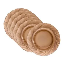 Чиния 6 бр Duralex Beau Rivage Creole Ф 19.5 см и Ф 23.5 см