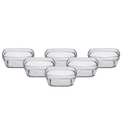 Квадратна купа 6 бр Duralex Lys 11 см 14 см и 17 см