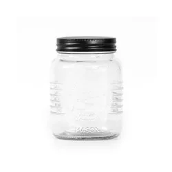 Буркан с черна капачка OLD FASHINONED 0.5 л 1 л и 2 л