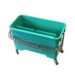 Професионална кофа за стъклочистещи инструменти с колелца