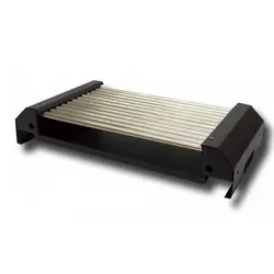 Електрическа скара без капак с неръждаеми реотани