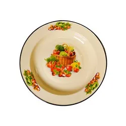 Емайлирано плато дълбоко Ф 36 см