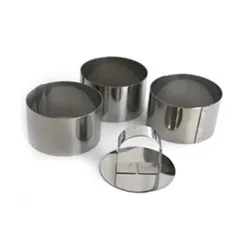 Рингчета за салати и гарнитури с бутало Ф 6 см и Ф 8 см по 3 бр