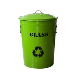 Кош с капак за разделно събиране на стъкло 24.5 л и 49 л
