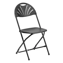 Сгъваем кетъринг стол Камп черен